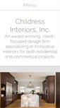 Mobile Screenshot of childressinteriors.com