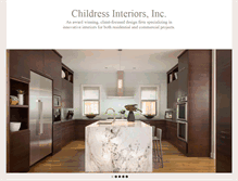 Tablet Screenshot of childressinteriors.com